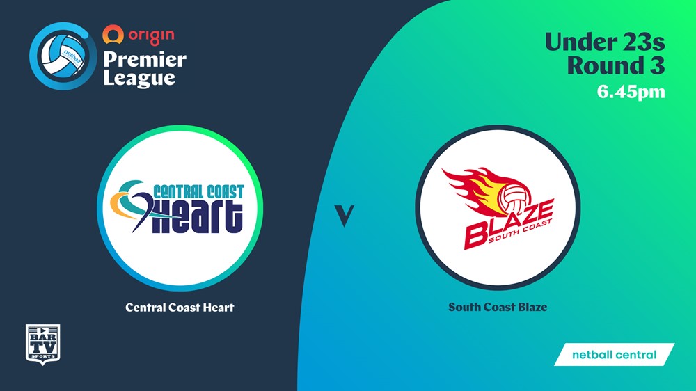 NSW Prem League Round 3 - U23s - Central Coast Heart v South Coast Blaze Slate Image