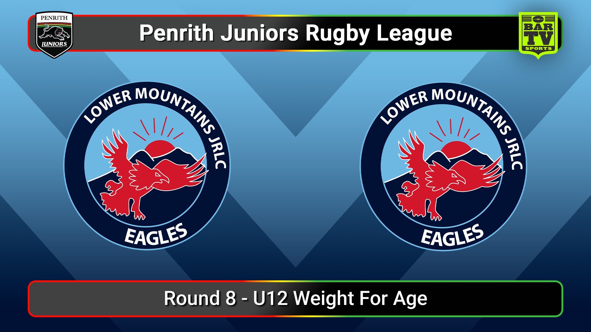 250801-video-Penrith & District Junior Rugby League Round 8 - U12 Weight For Age - Lower Mountains v Lower Mountains Slate Image