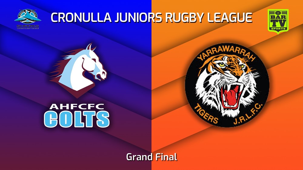 220827-Cronulla Juniors - U12 Bronze Grand Final - Aquinas Colts v Yarrawarrah Tigers Slate Image