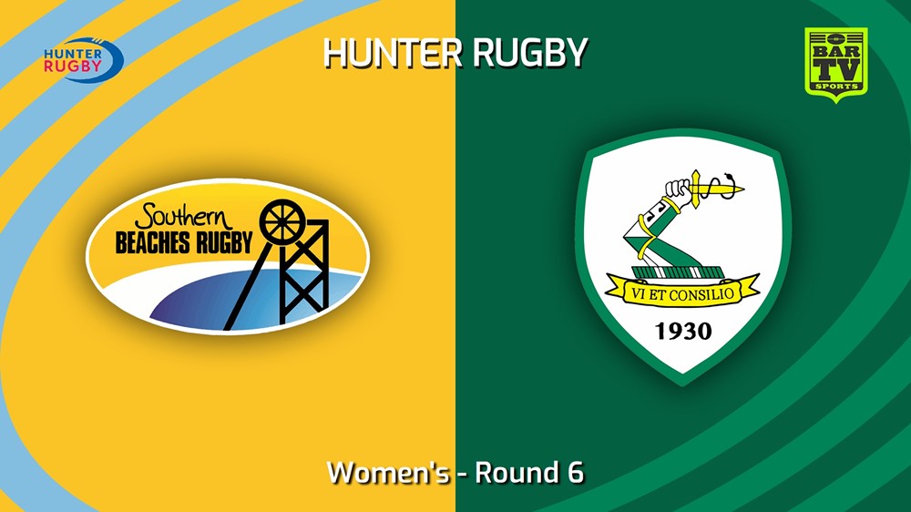 240518-video-Hunter Rugby Round 6 - Women's - Southern Beaches v Merewether Carlton Slate Image