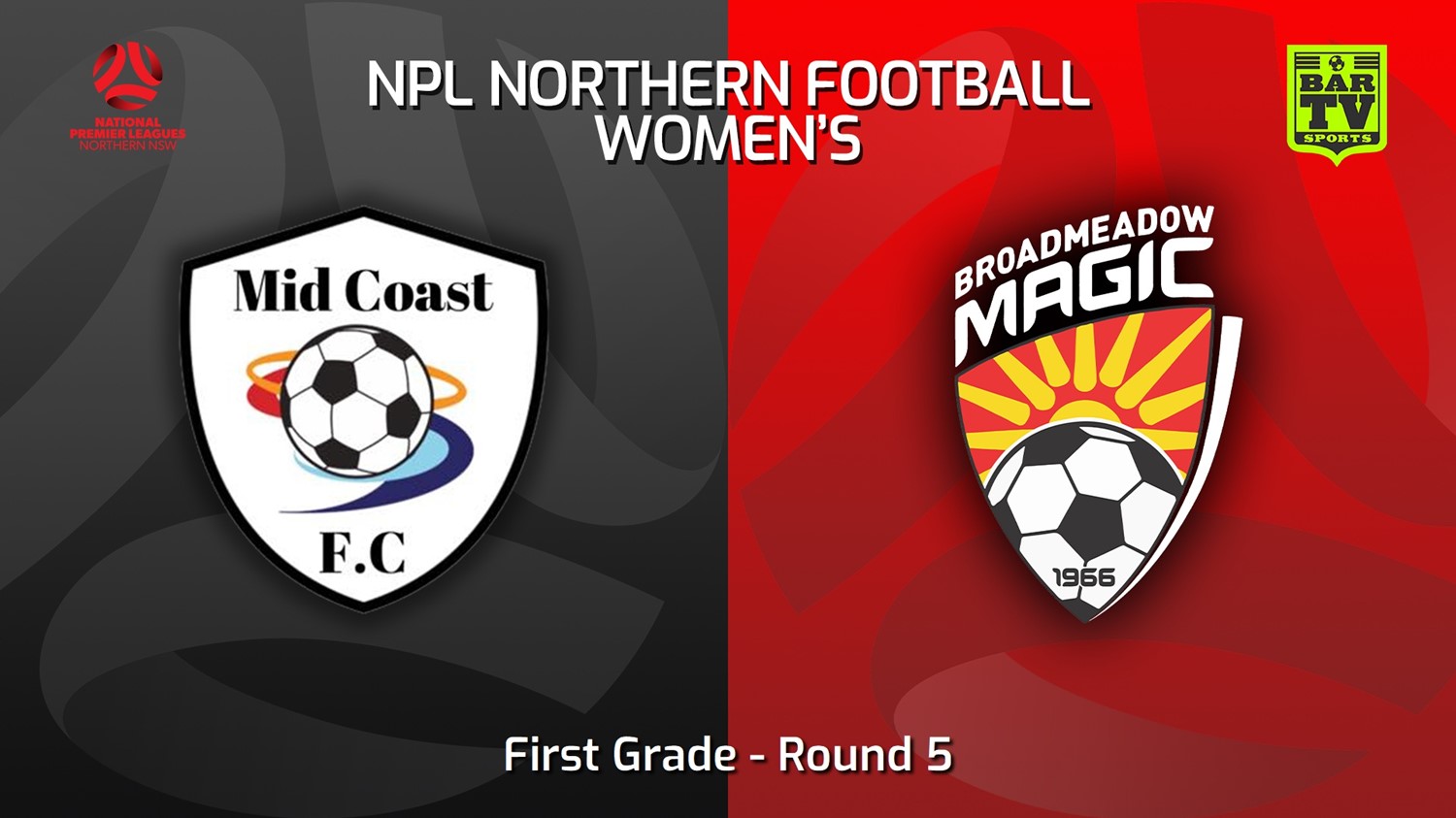 230507-NNSW NPLW Round 5 - Mid Coast FC W v Broadmeadow Magic FC W Minigame Slate Image