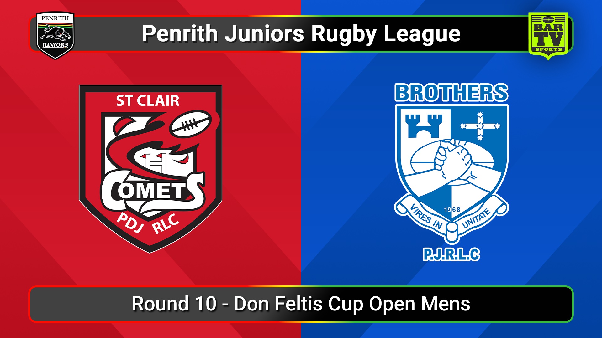 250622-video-Penrith & District Junior Rugby League Round 10 - Don Feltis Cup Open Mens - St Clair v Brothers Slate Image