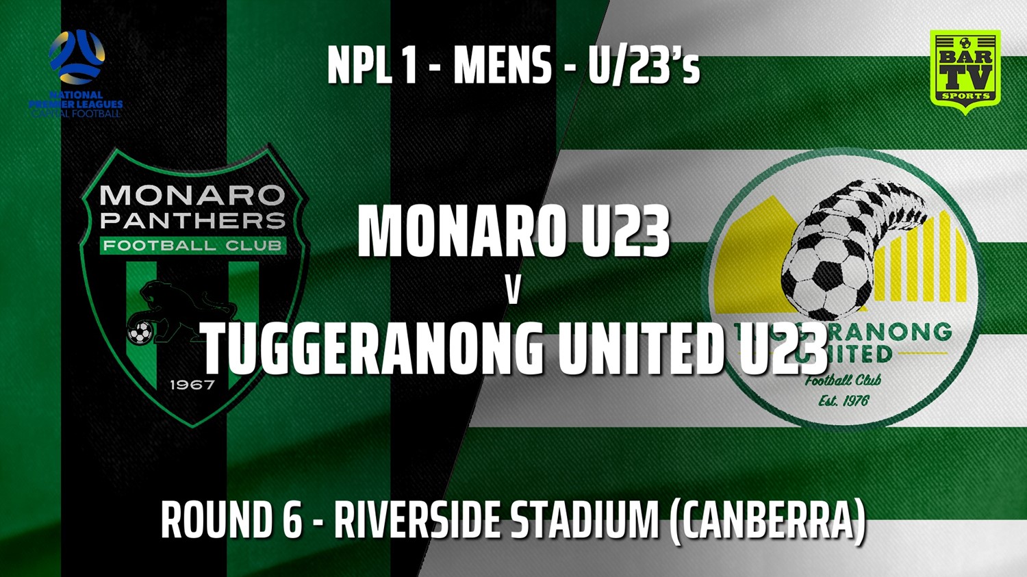 210515-NPL1 U23 Capital Round 6 - Monaro Panthers U23 v Tuggeranong United U23 Minigame Slate Image