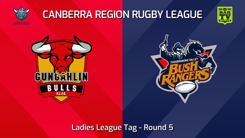 240504-video-Canberra Round 5 - Ladies League Tag - Gungahlin Bulls v Tuggeranong Bushrangers Minigame Slate Image