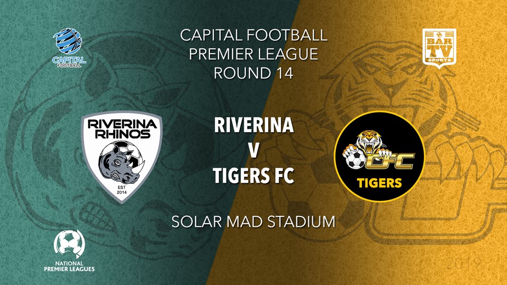 NPL - Capital Round 14 - Riverina Rhinos v Tigers FC Slate Image