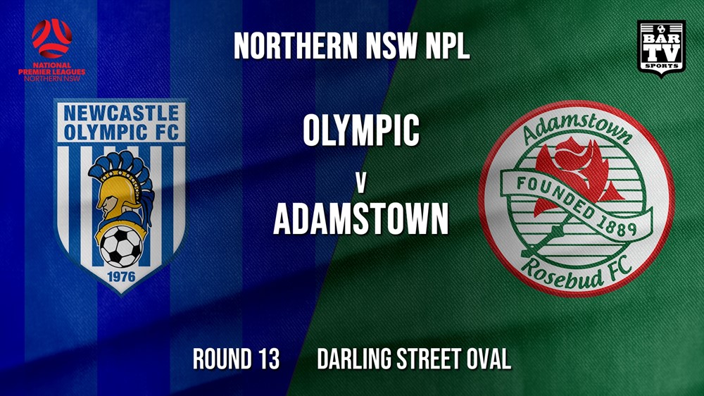 NPL - NNSW Round 13 - Newcastle Olympic v Adamstown Rosebud FC Slate Image