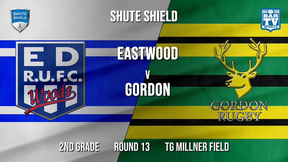 Shute Shield Round 13 - 2nd Grade - Eastwood v Gordon Slate Image