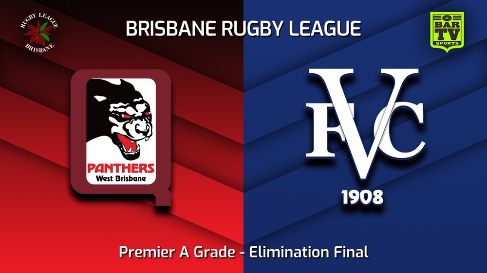 230819-BRL Elimination Final - Premier A Grade - West Brisbane Panthers v Valleys Diehards Slate Image