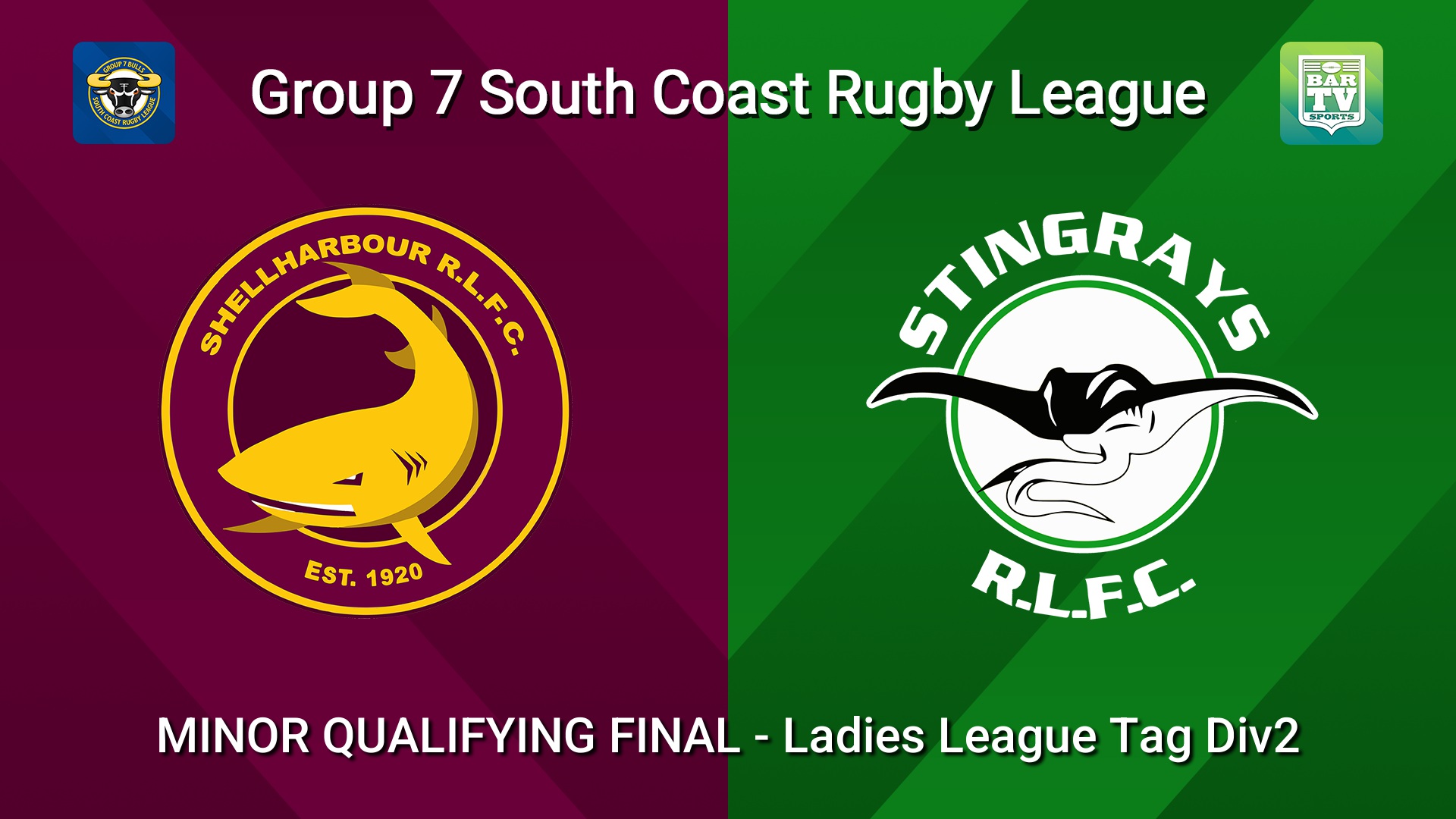 260913-video-South Coast MINOR QUALIFYING FINAL - Ladies League Tag Div2 - Shellharbour Sharks v Stingrays of Shellharbour Slate Image