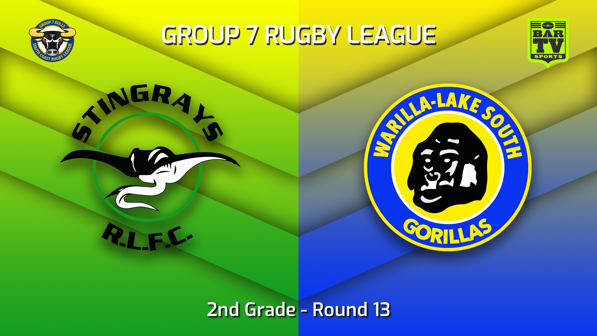 230708-South Coast Round 13 - 2nd Grade - Stingrays of Shellharbour v Warilla-Lake South Gorillas Slate Image