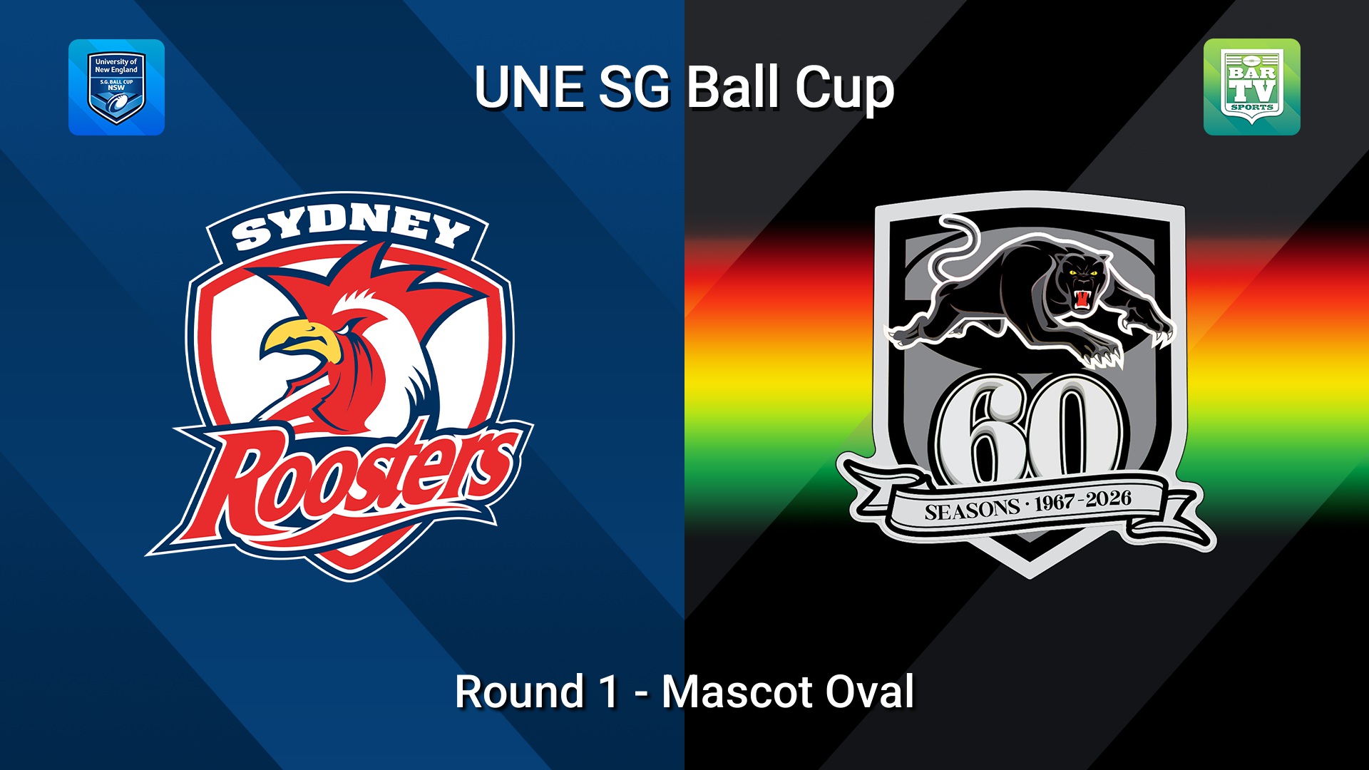 260207-video-UNE SG Ball Cup Round 1 - Sydney Roosters v Penrith Panthers Slate Image