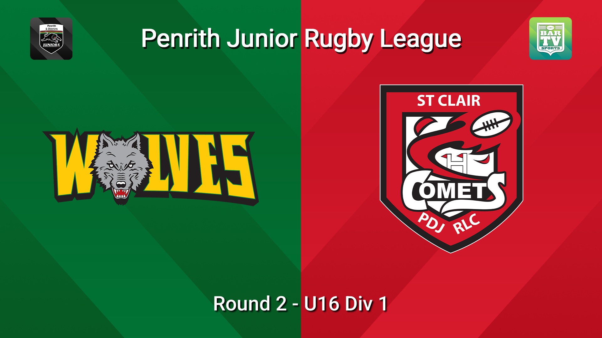 260502-video-Penrith & District Junior Rugby League Round 2 - U16 Div 1 - Windsor Wolves v St Clair Slate Image