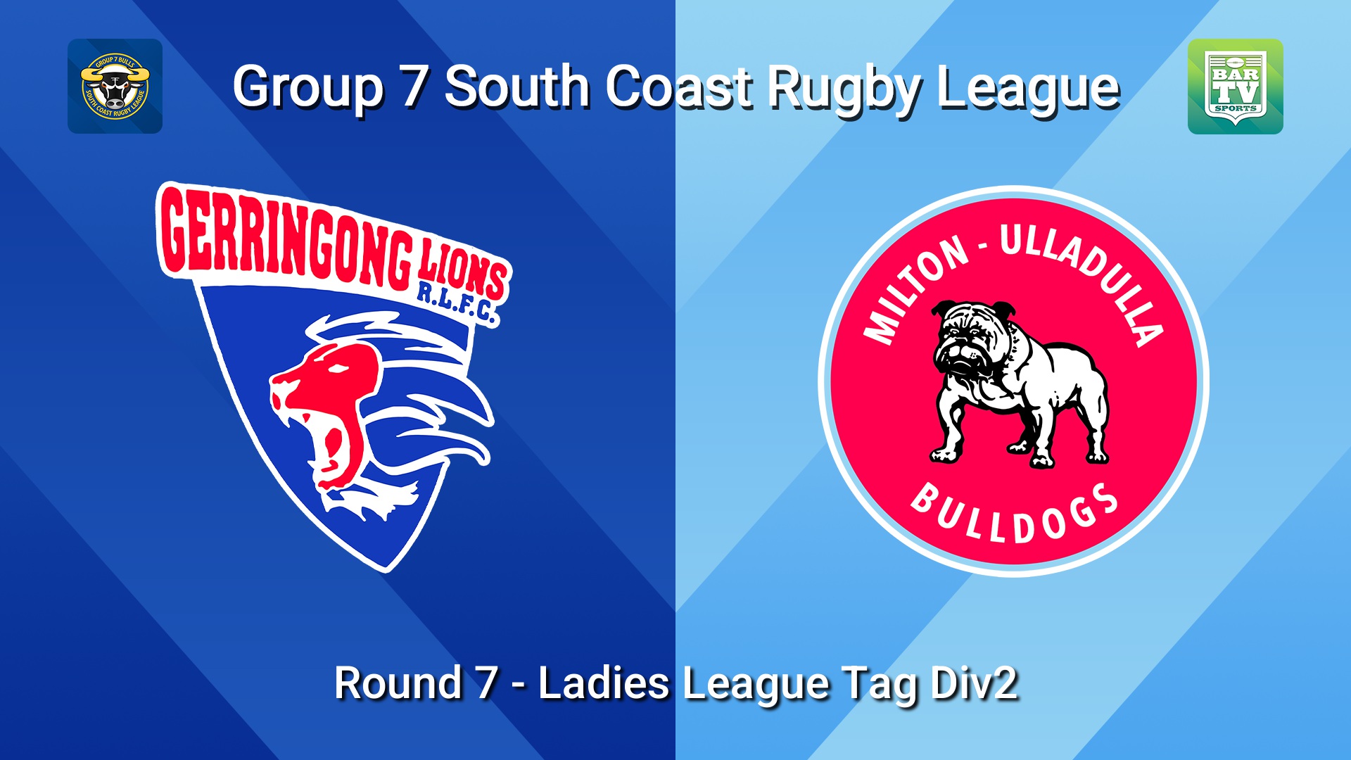 260711-video-South Coast Round 7 - Ladies League Tag Div2 - Gerringong v Milton-Ulladulla Bulldogs Slate Image