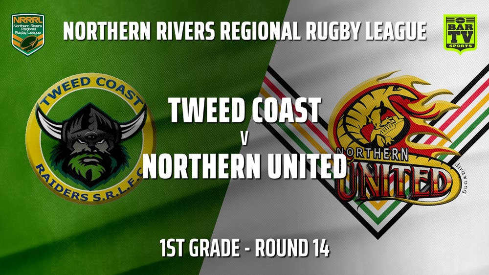 MINI GAME: Northern Rivers Round 14 - 1st Grade - Tweed Coast Raiders v Northern United Slate Image