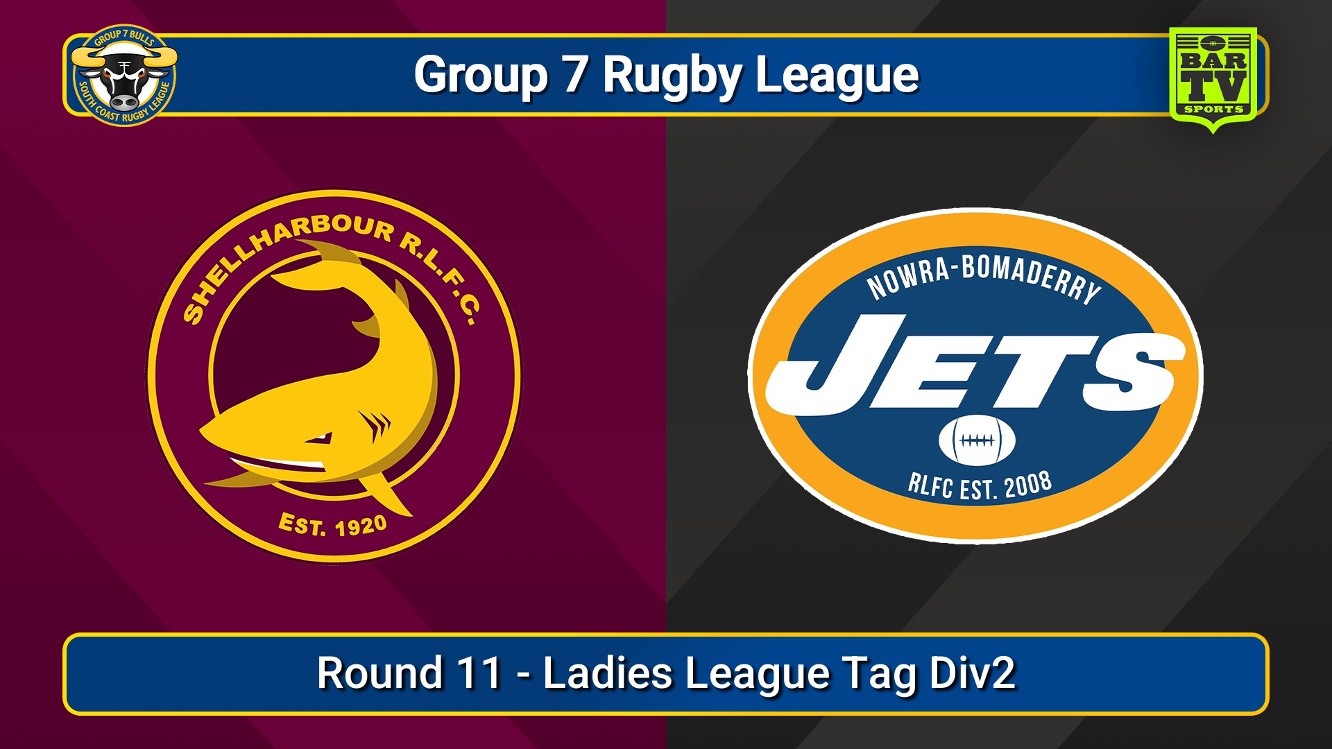 250628-video-South Coast Round 11 - Ladies League Tag Div2 - Shellharbour Sharks v Nowra-Bomaderry  Slate Image