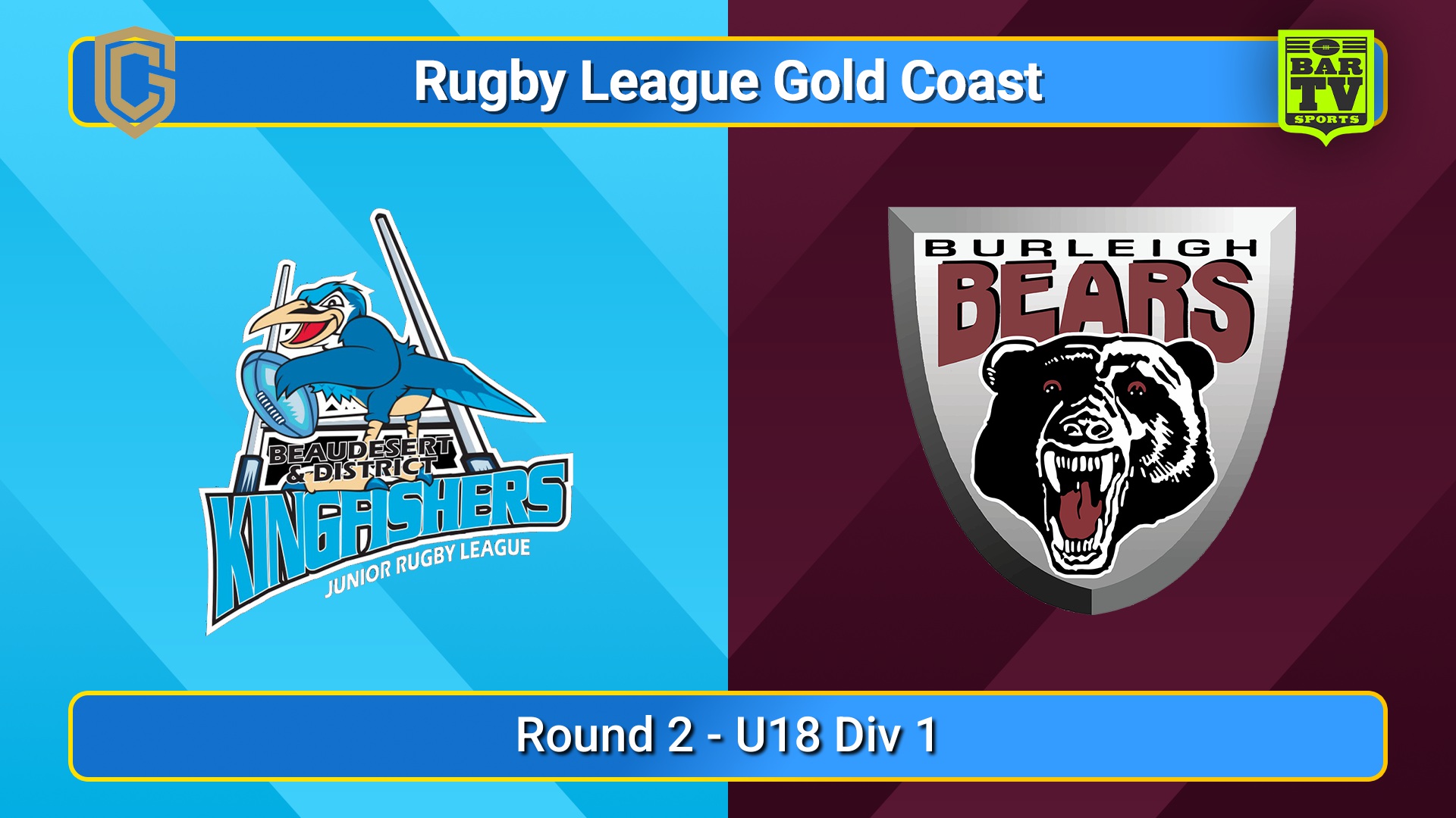 250412-video-Gold Coast Round 2 - U18 Div 1 - Beaudesert Kingfishers v Burleigh Slate Image