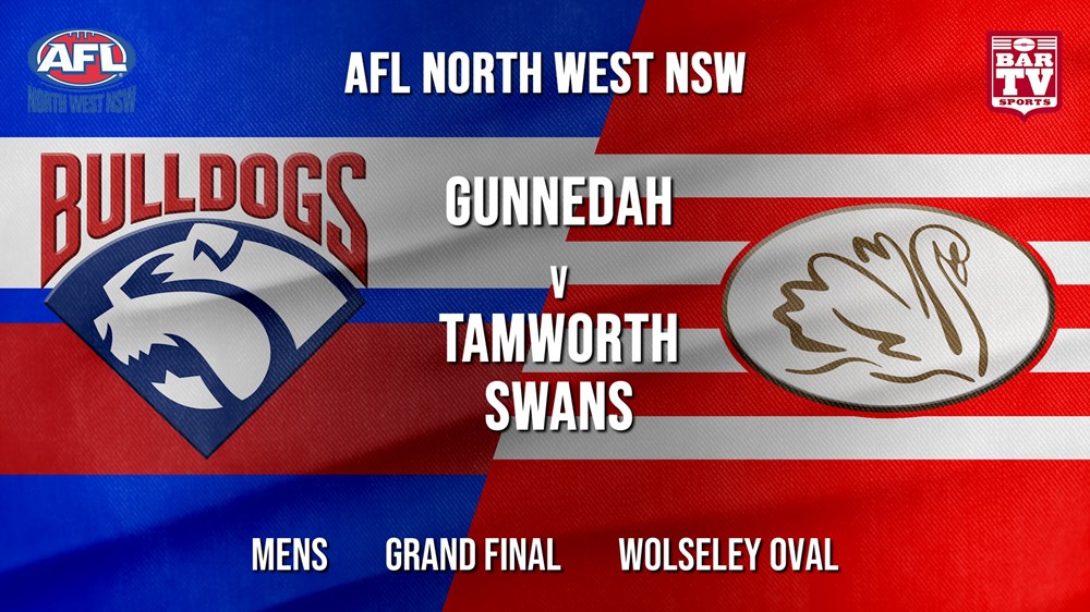 MINI GAME: AFL North West - NSW Grand Final - Mens - Gunnedah Bulldogs v Tamworth Swans Slate Image
