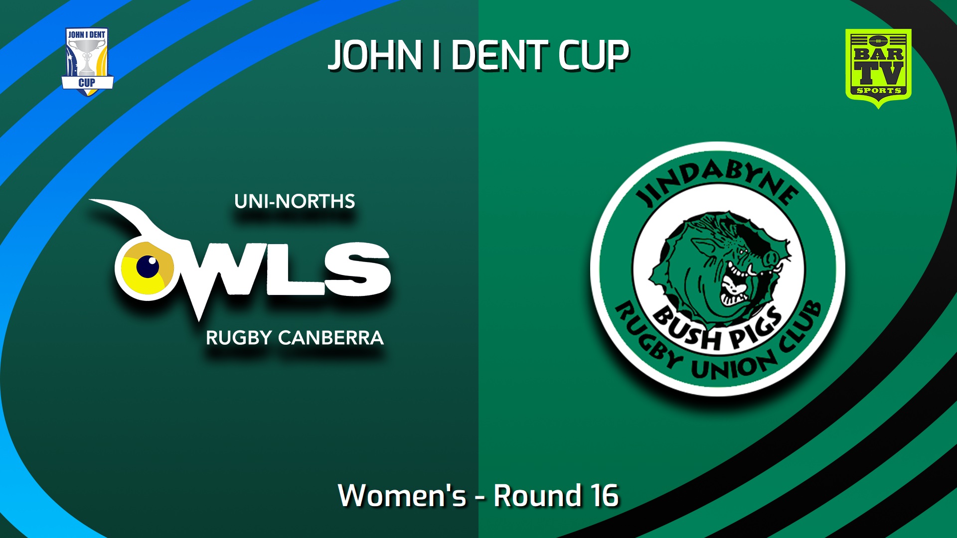 230729-John I Dent (ACT) Round 16 - Women's - UNI-North Owls v Jindabyne Bush Pigs Slate Image