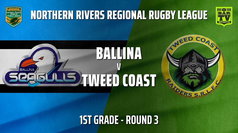 210516-NRRRL Round 3 - 1st Grade - Ballina Seagulls v Tweed Coast Raiders Slate Image