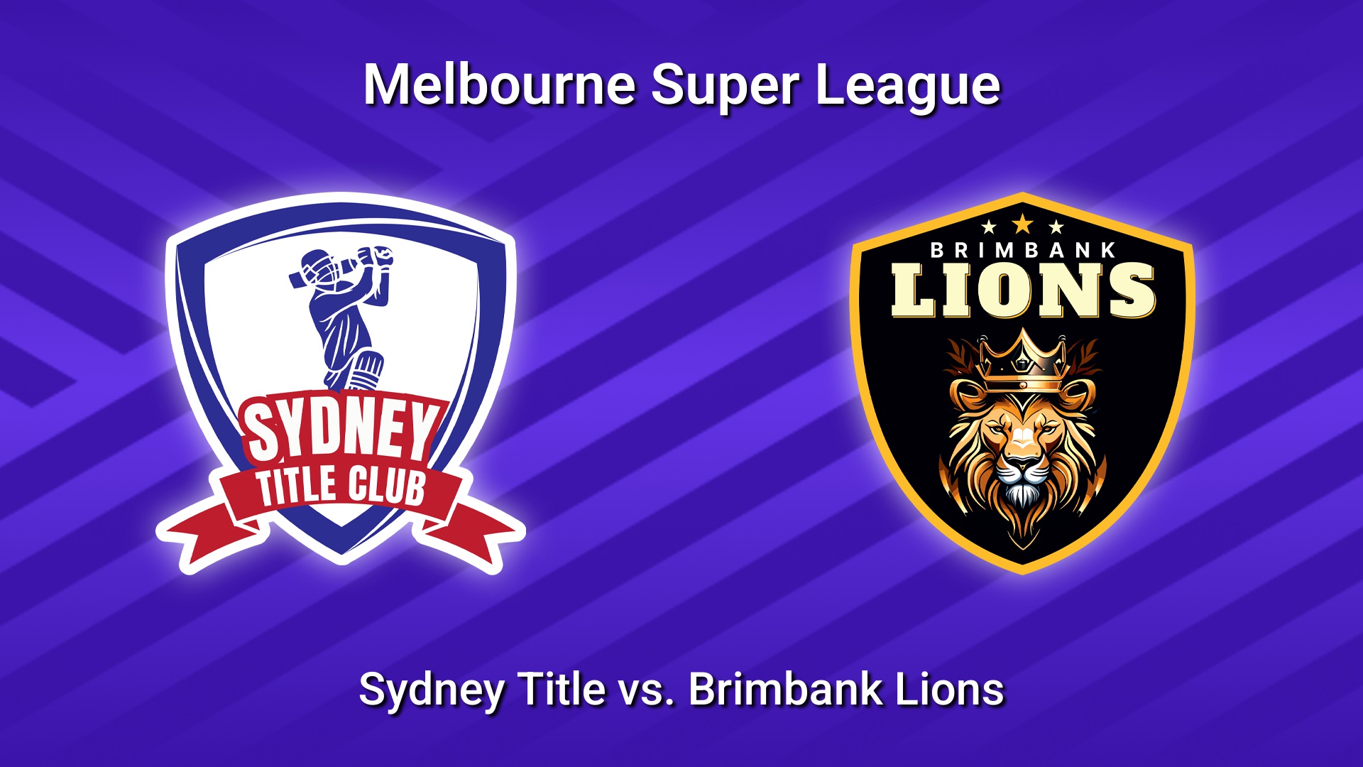 251221-video-Melbourne Super League League Matches - Sydney Title Cricket Club v Brimbank Lions Slate Image