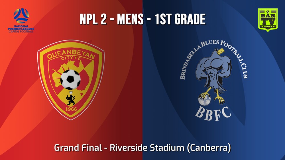 240922-video-NPL 2 Men - 1st Grade - Capital Grand Final - 1st Grade - Queanbeyan City SC v Brindabella Blues FC Slate Image
