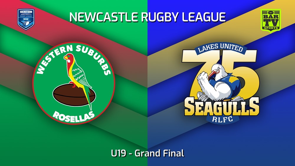 220911-Newcastle Grand Final - U19 - Western Suburbs Rosellas v Lakes United Slate Image