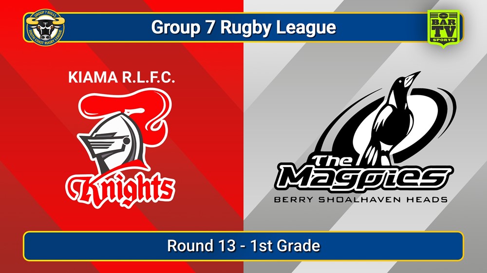 250720-video-South Coast Round 13 - 1st Grade - Kiama Knights v Berry-Shoalhaven Heads Slate Image
