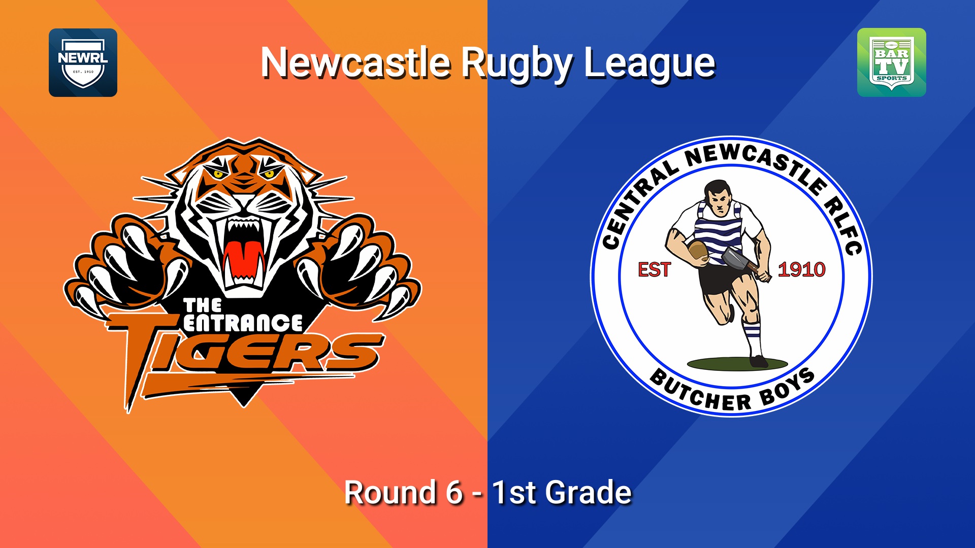 260523-video-Newcastle RL Round 6 - 1st Grade - The Entrance Tigers v Central Newcastle Slate Image