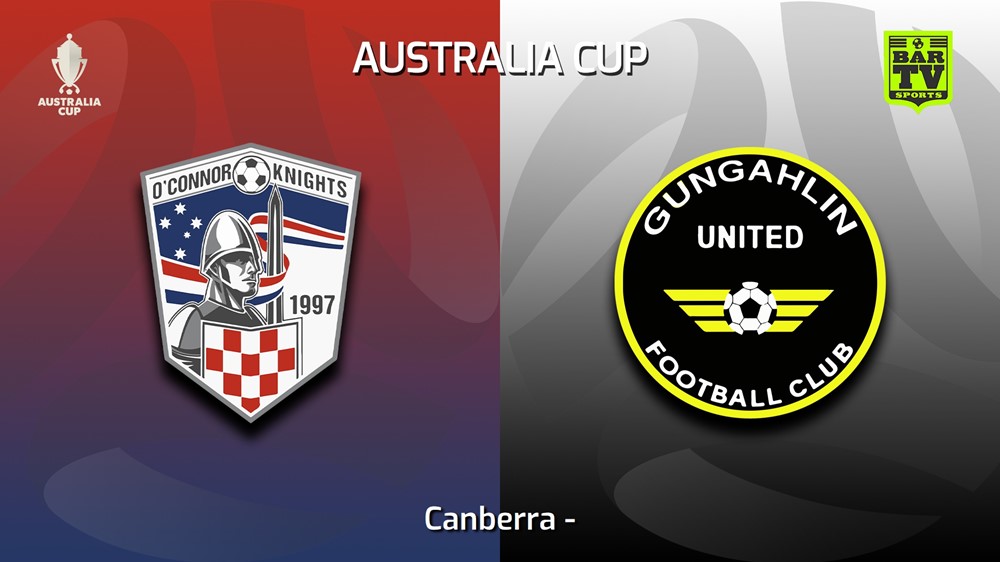 230317-Australia Cup Qualifying Canberra O'Connor Knights SC v Gungahlin United Slate Image