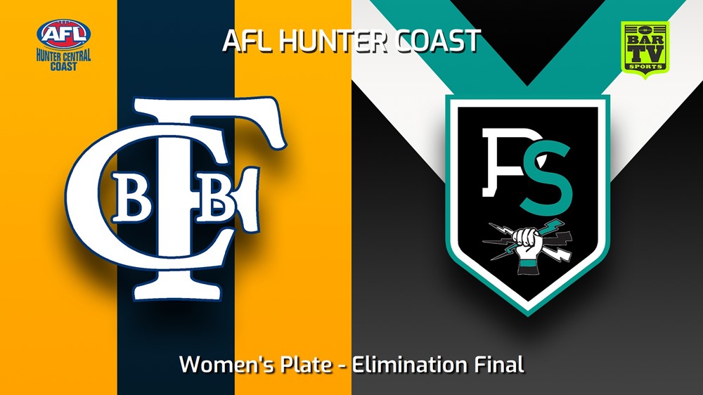 230826-AFL Hunter Central Coast Elimination Final - Women's Plate - Bateau Bay v Port Stephens Power Slate Image