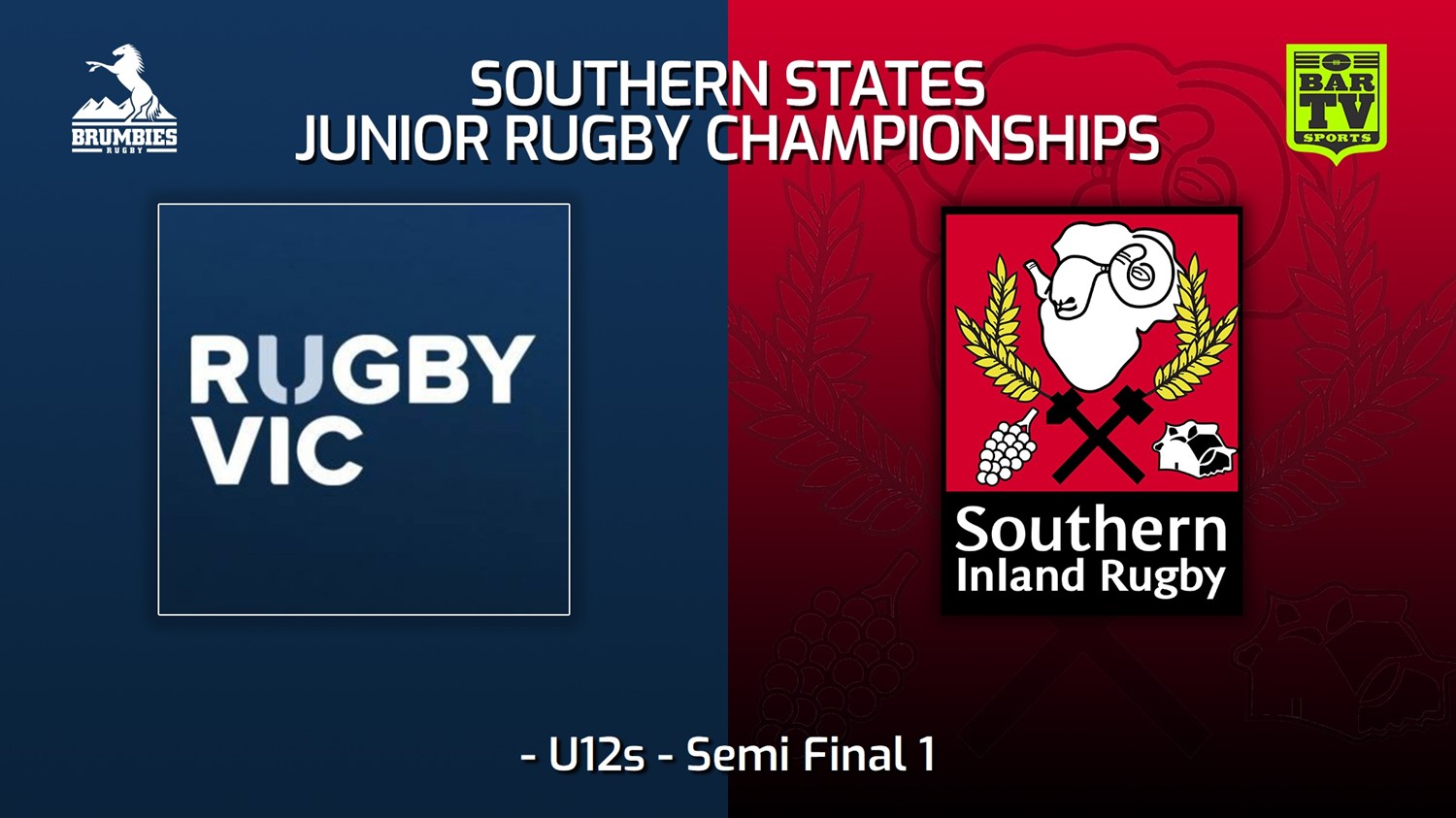 220713-2022 Southern States Junior Rugby Championships U12s - Semi Final 1 - Rugby Victoria v Southern Inland Slate Image