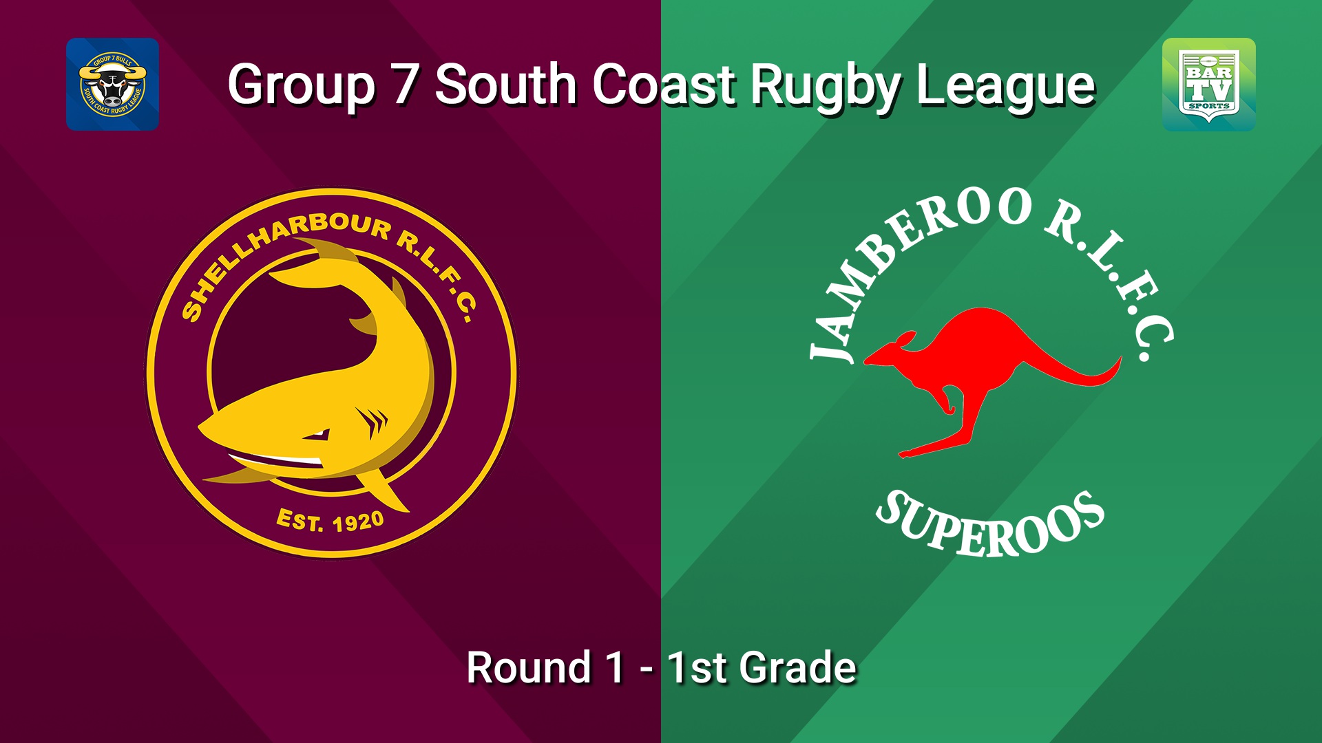 260411-video-South Coast Round 1 - 1st Grade - Shellharbour Sharks v Jamberoo Superoos Slate Image