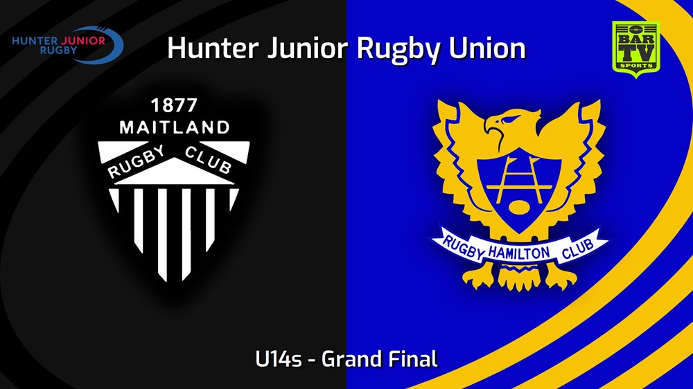 230902-Hunter Junior Rugby Union Grand Final - U14s - Maitland v Hamilton Hawks Slate Image