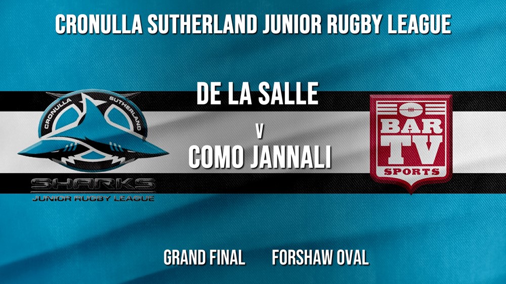 Cronulla JRL Grand Final - Open Gold - De La Salle v Como Jannali Crocodiles Slate Image