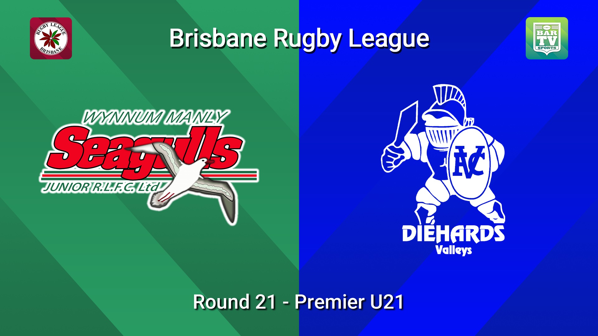 260830-video-BRL Round 21 - Premier U21 - Wynnum Manly Seagulls Juniors v Valleys Diehards Slate Image