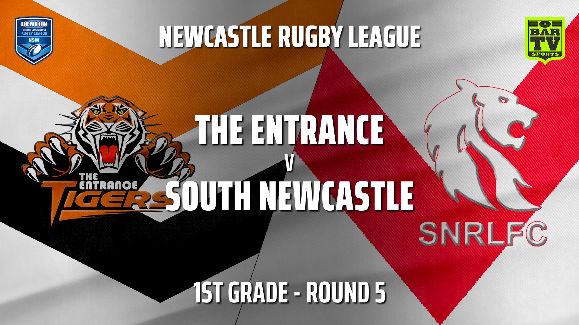 Newcastle Rugby League Round 5 1st Grade The Entrance Tigers v South Newcastle live video
