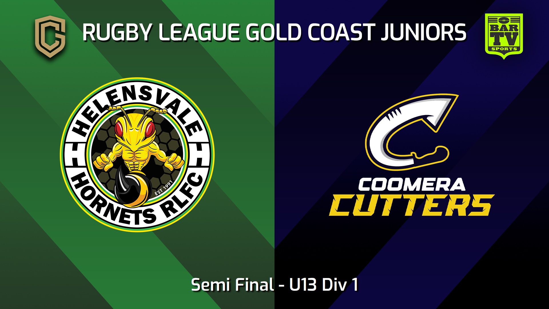 250823-video-Rugby League Gold Coast Juniors Semi Final - U13 Div 1 - Helensvale Hornets v Coomera Cutters Slate Image