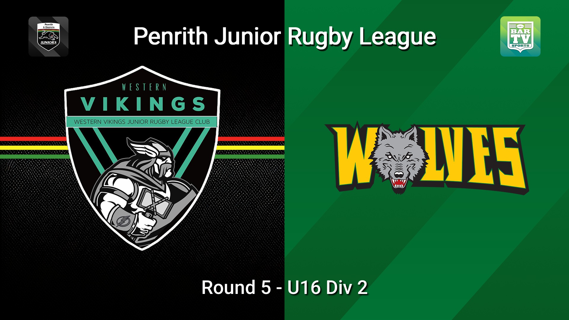 260523-video-Penrith & District Junior Rugby League Round 5 - U16 Div 2 - Western Vikings v Windsor Wolves Slate Image