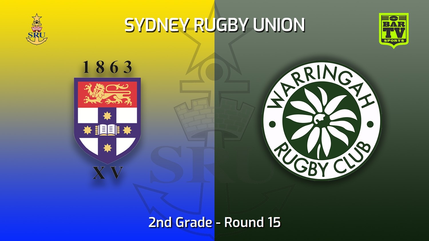 220716-Sydney Rugby Union Round 15 - 2nd Grade - Sydney University v Warringah Slate Image