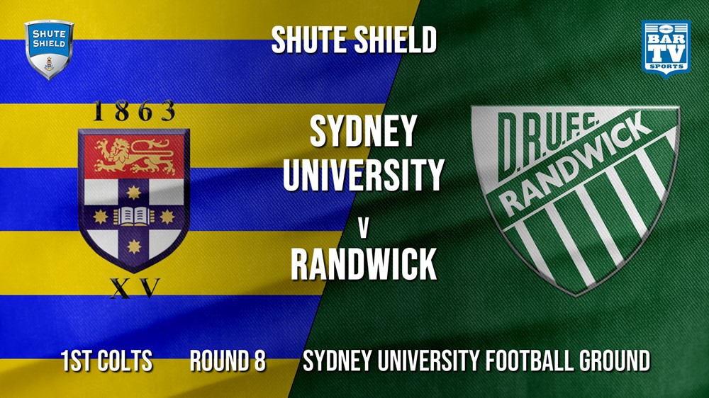 Shute Shield Round 10 - 1st Colts - Sydney University v Randwick (1) Slate Image