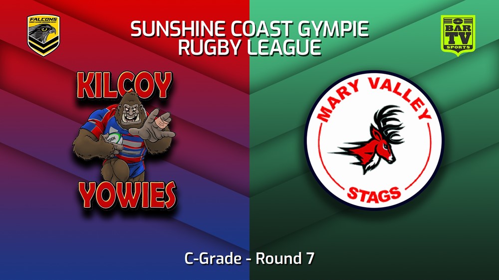 230520-Sunshine Coast RL Round 7 - C-Grade - Kilcoy Yowies v Mary Valley Stags Slate Image