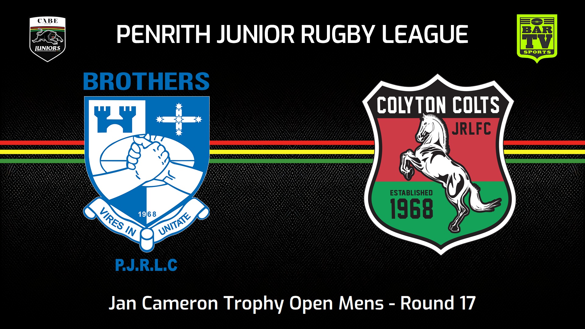240712-video-Penrith & District Junior Rugby League Round 17 - Jan Cameron Trophy Open Mens - Brothers v Colyton Colts Slate Image