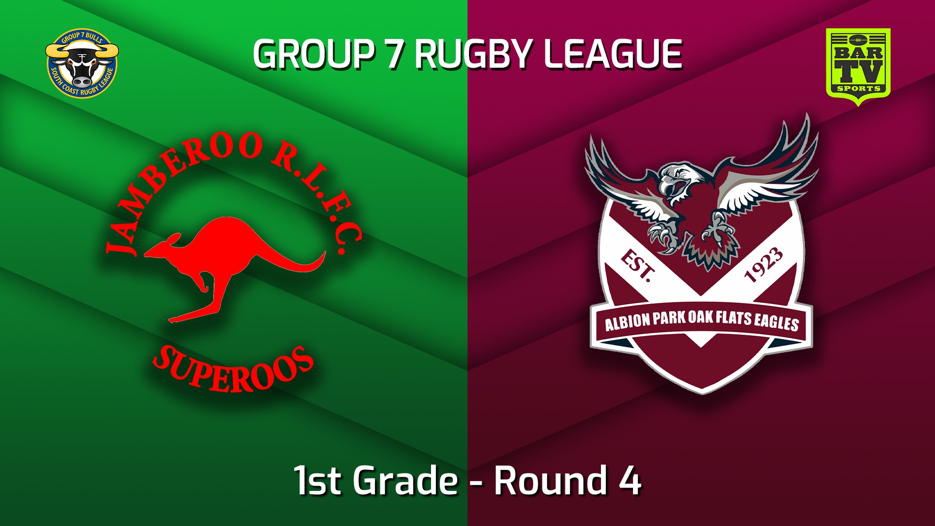 220507-South Coast Round 4 - 1st Grade - Jamberoo v Albion Park Oak Flats Eagles Slate Image