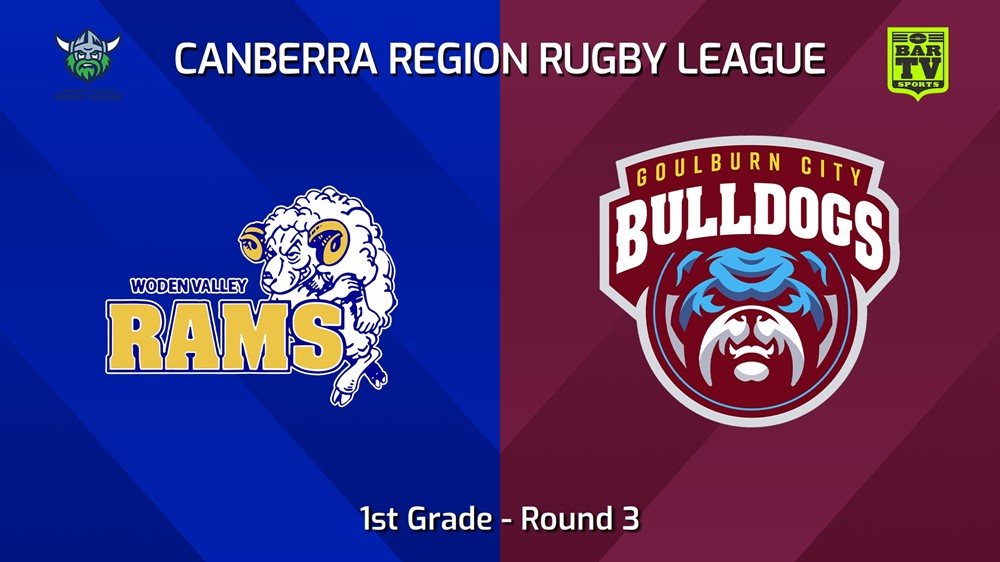 240421-video-Canberra Round 3 - 1st Grade - Woden Valley Rams v Goulburn City Bulldogs Slate Image