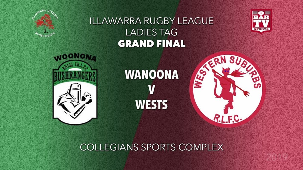 IRL Grand Final - LLT - Woonona Bushrangers v Western Suburbs RLFC Slate Image