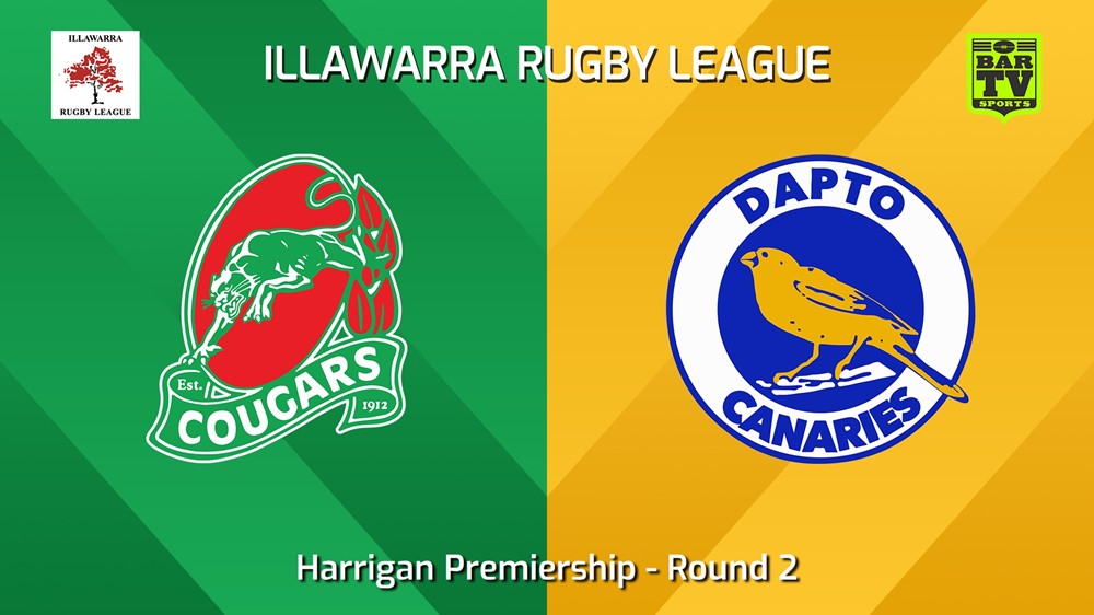 240428-video-Illawarra Round 2 - Harrigan Premiership - Corrimal Cougars v Dapto Canaries Slate Image