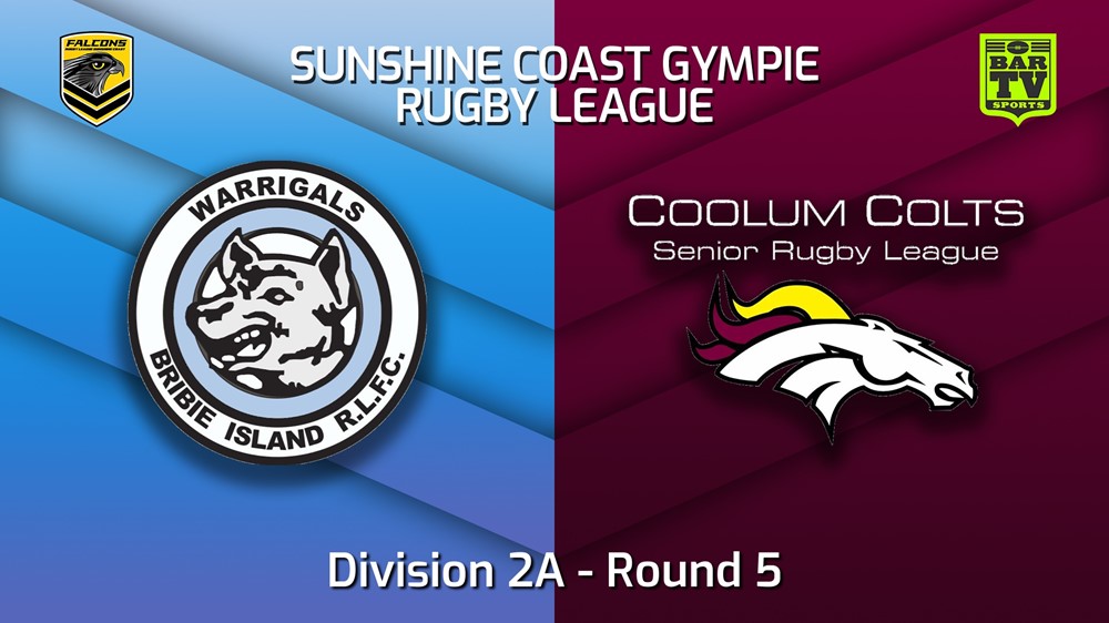 220604-Sunshine Coast RL Round 5 - Division 2A - Bribie Island Warrigals v Coolum Colts Slate Image