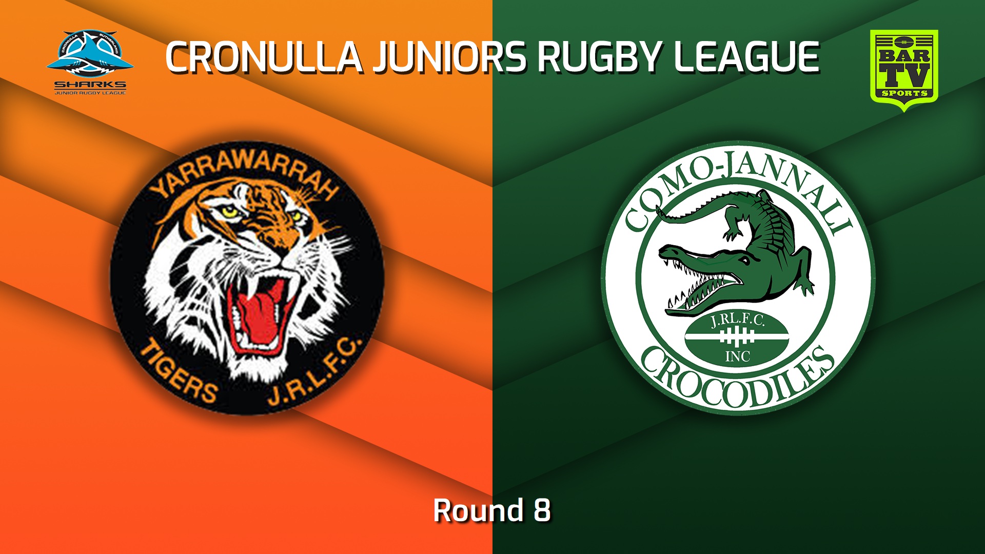 220625-Cronulla Juniors - U8 Bronze Round 8 - Yarrawarrah Tigers v Como Jannali Crocodiles Slate Image