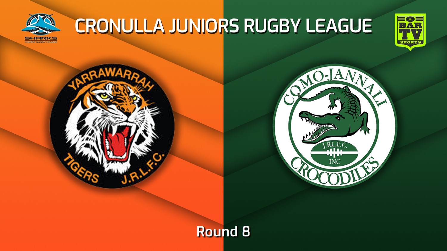220625-Cronulla Juniors - U8 Bronze Round 8 - Yarrawarrah Tigers v Como Jannali Crocodiles Slate Image