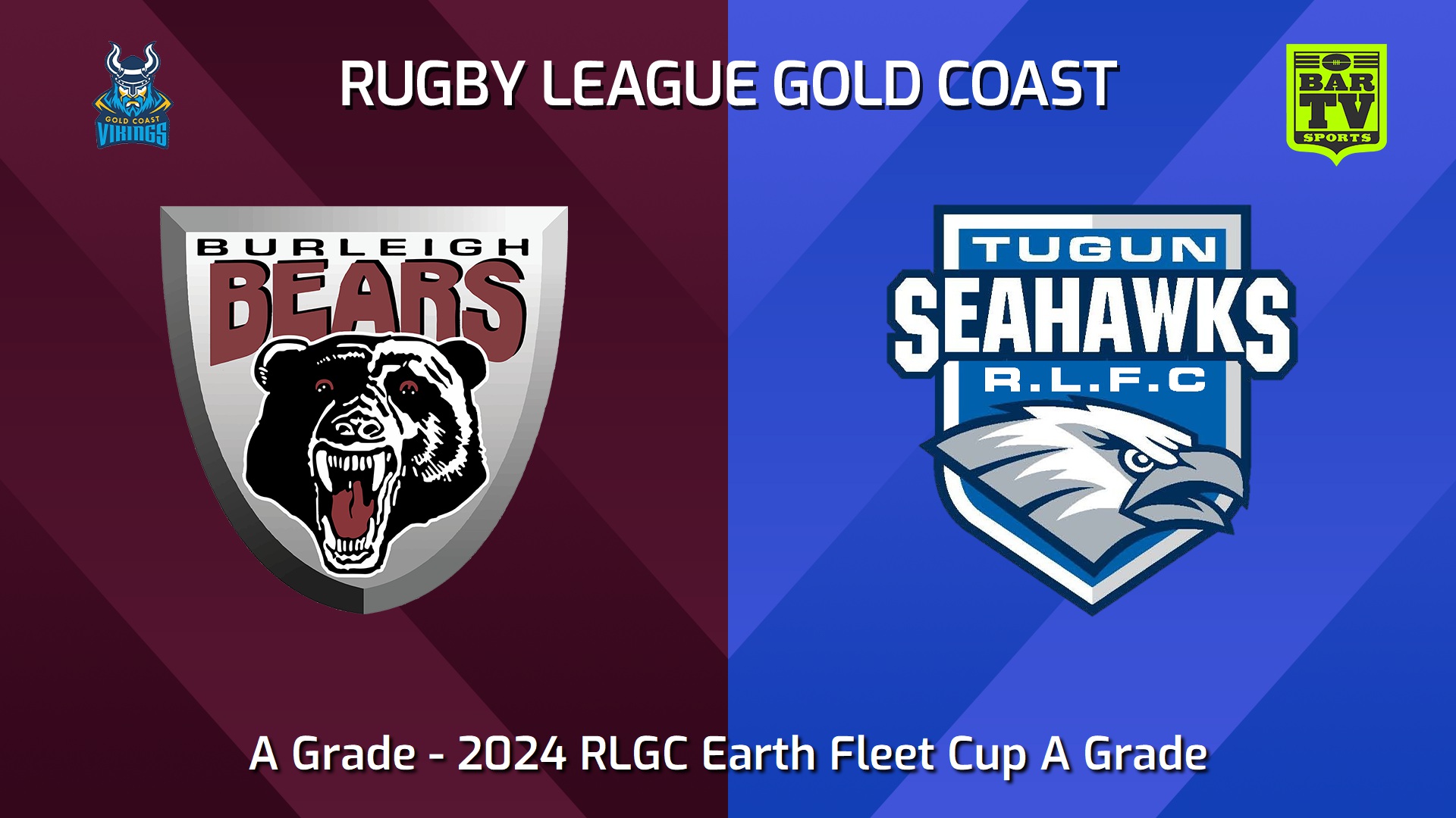 240901-video-Gold Coast 2024 RLGC Earth Fleet Cup A Grade - A Grade - Burleigh Bears v Tugun Seahawks Slate Image